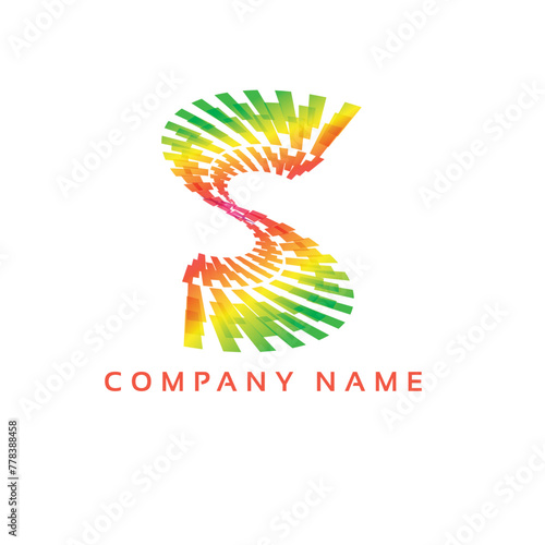 S Letter Creative Modern logo