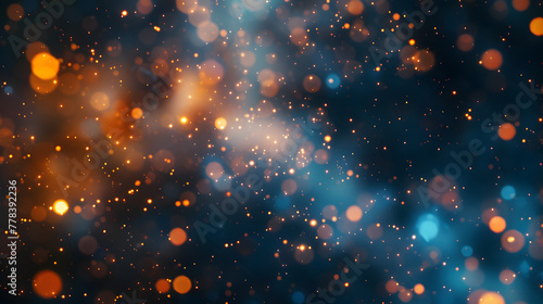 abstract background of stars and galaxies photo