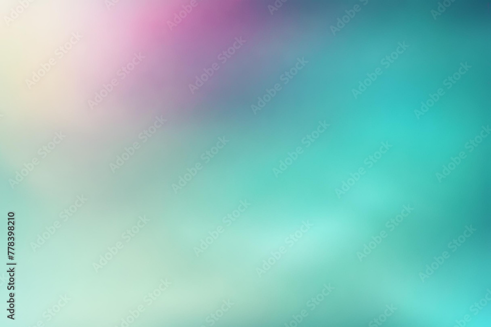 Fototapeta premium Abstract gradient smooth Blurred Smoke Turquoise background image