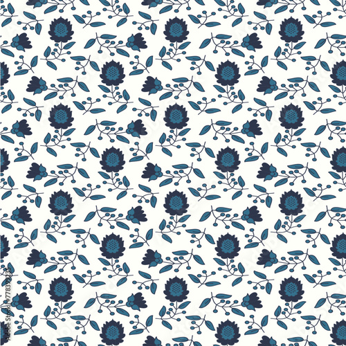 Seamless  flower vector pattern , wonderful floral patterns