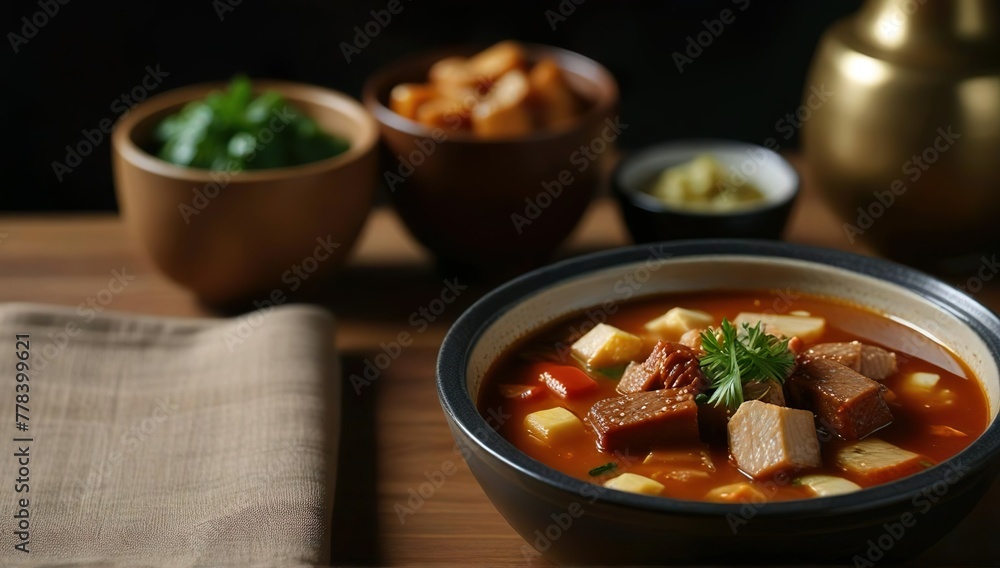 stew with vegetables and spices