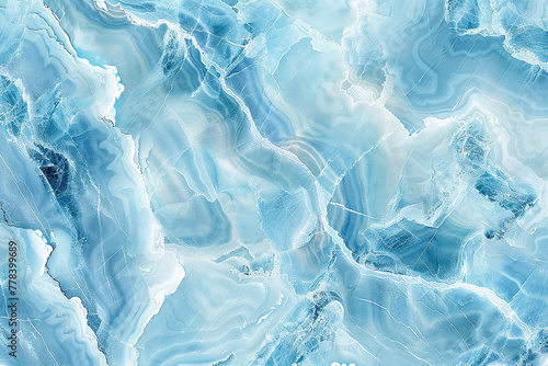 A calming pattern of light blue marble, with veins of white and icy blue swirling together 32k, full ultra HD, high resolution