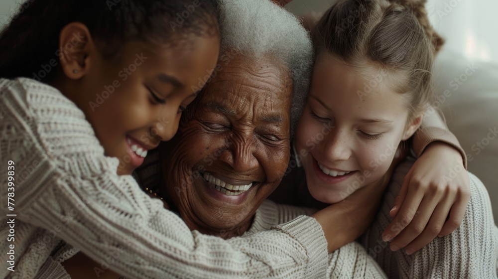 A Tender Generational Embrace A Tender Generational Embrace
