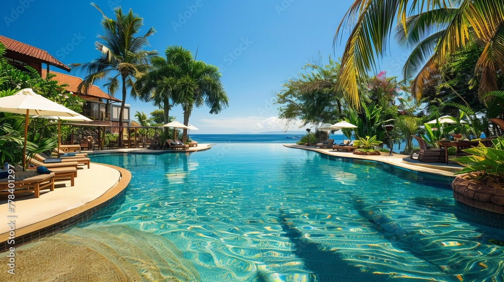 Escape to paradise with your loved one! Indulge in a luxurious beach retreat by the shimmering pool, where relaxation and romance intertwine. Escape to paradise with your loved one! Indulge in a luxurious beach retreat by the shimmering pool, where relaxation and romance intertwine.