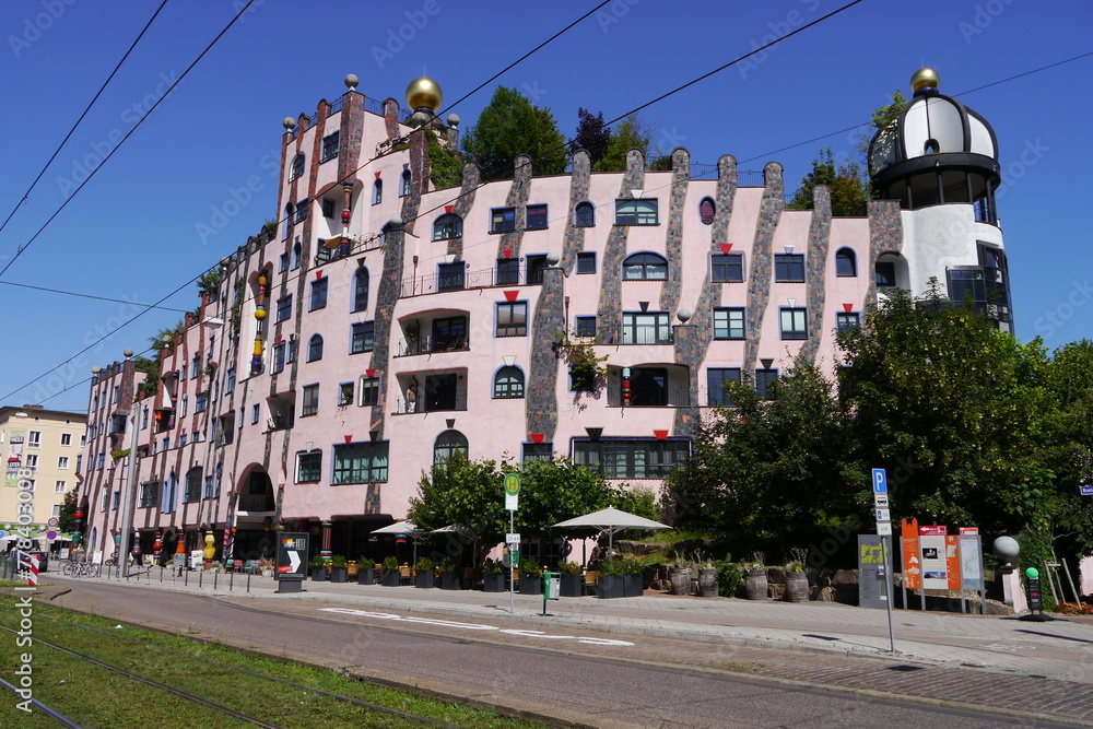 Hundertwasserhaus Grüne Zitadelle in Magdeburg