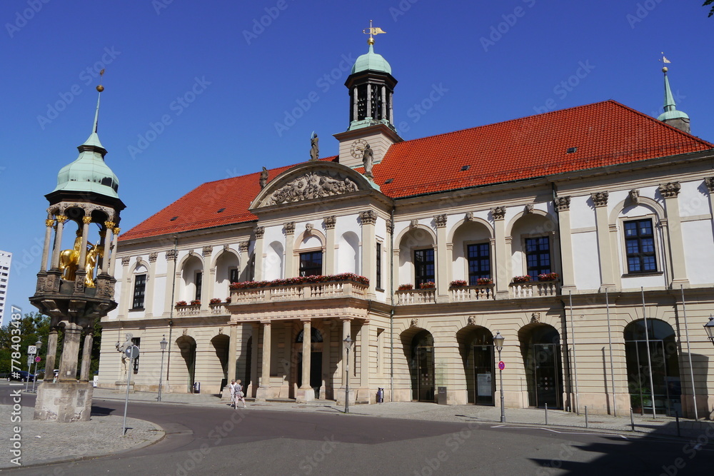 Altes Rathaus am Alten Markt in Magdeburg