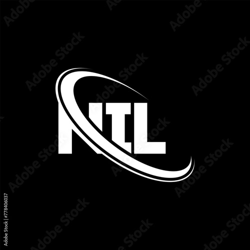NIL logo. NIL letter. NIL letter logo design. Initials NIL logo linked with circle and uppercase monogram logo. NIL typography for technology, business and real estate brand.