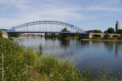 Sternbrücke über die Elbe in Magdeburg