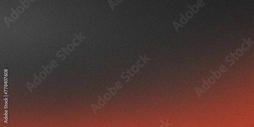 Black And Orange Gradient Background With Grainy Texture