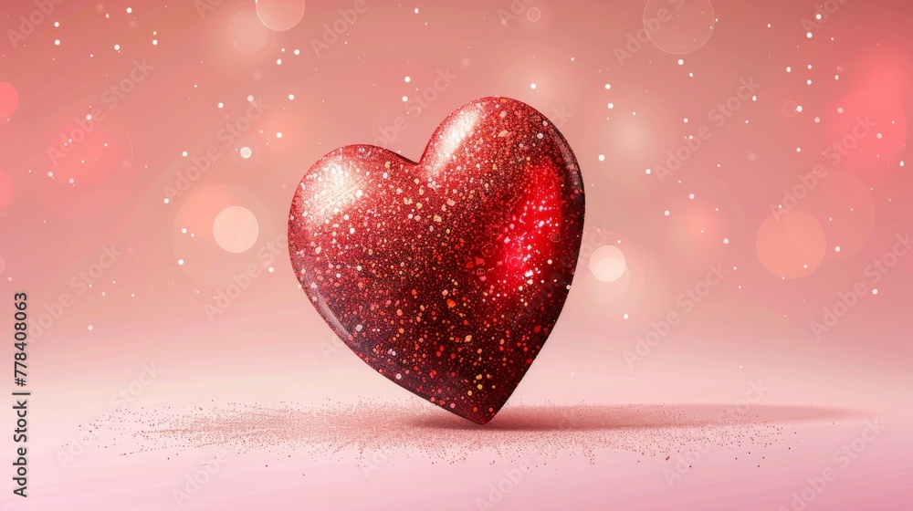 Valentine's Day holiday card with 3d hearts isolated on pink background with bokeh effect. Christmas banner for banners, decorations, celebration, branding, covers, sales. Valentine's Day holiday card with 3d hearts isolated on pink background with bokeh effect. Christmas banner for banners, decorations, celebration, branding, covers, sales.