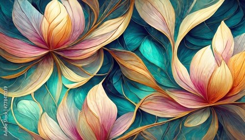 seamless pattern with flowers © Frantisek