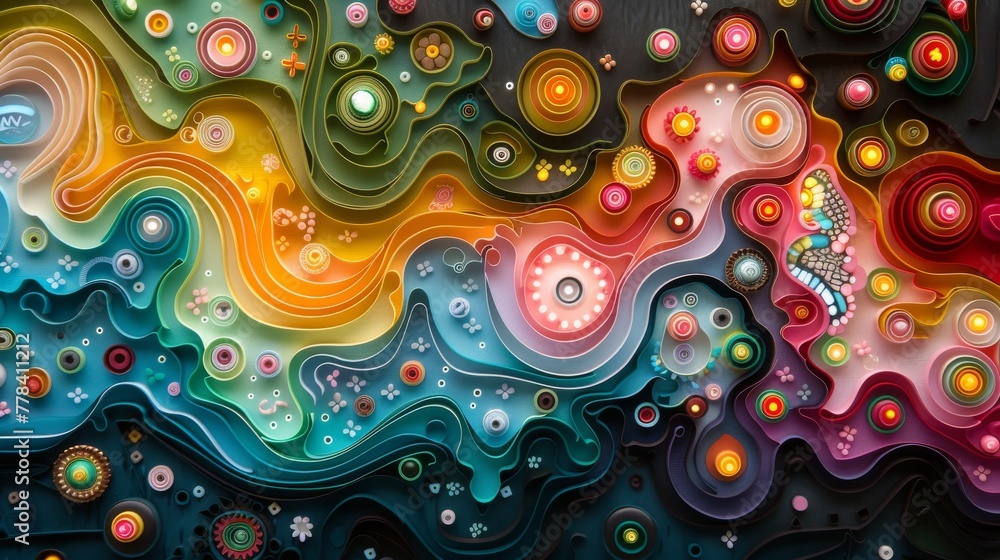 Digital and Tech Inspired Quilling Art: QR Codes, Pixels, and Circuit Boards. Digital and Tech Inspired Quilling Art: QR Codes, Pixels, and Circuit Boards.