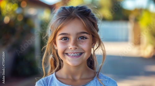 Young Girl Smiling