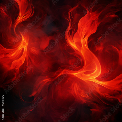 abstract fire background with flames