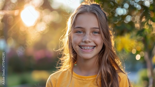 Young Girl Smiling