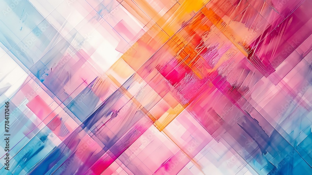 Abstract Pastel Grid Abstract Pastel Grid