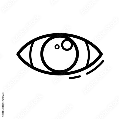 eye, sight, looking - vector icon