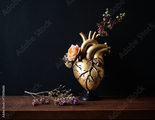 still life with flowers