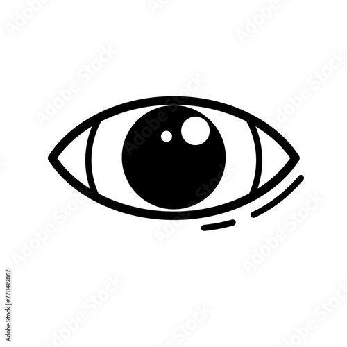 eye, sight, looking - vector icon