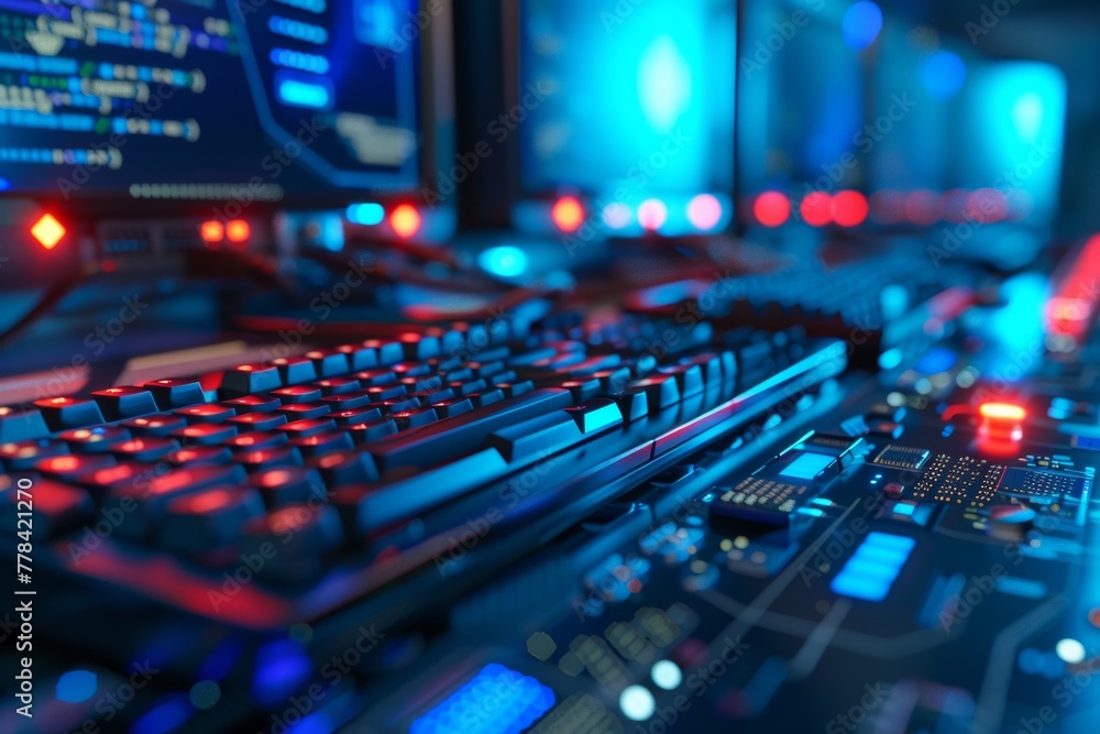 Abstract background showcasing IT technology, illustrating complexity and innovation. Abstract background showcasing IT technology, illustrating complexity and innovation.