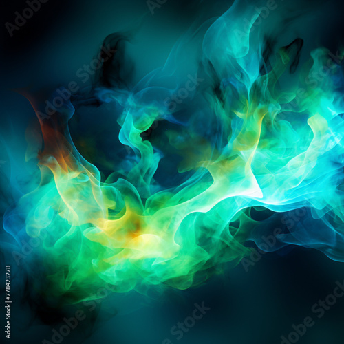 abstract background with smoke
