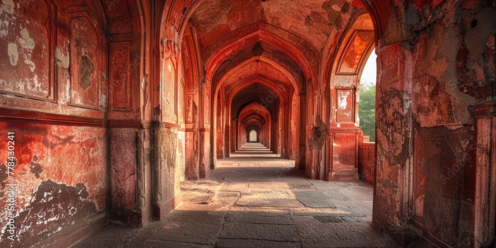 Exploring the Red Alleys and Ancient Architecture of Humayun Tomb Complex - A Glimpse into the City's Culture