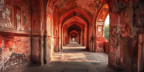 Exploring the Red Alleys and Ancient Architecture of Humayun Tomb Complex - A Glimpse into the City's Culture