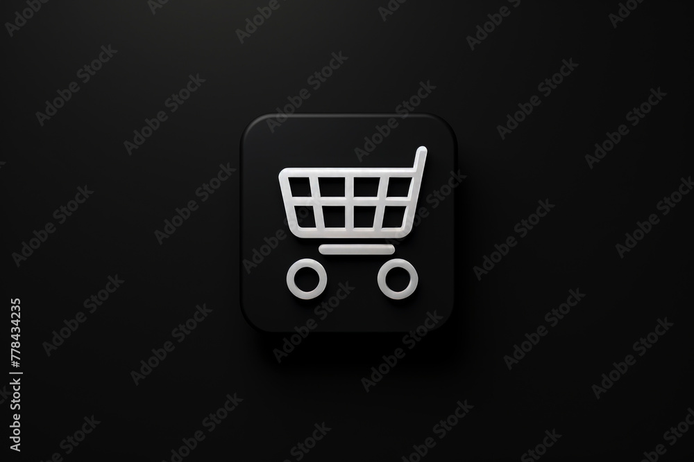 black web icon shopping cart black web icon shopping cart