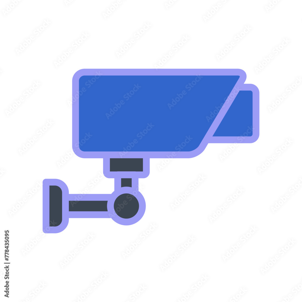 surveillance camera icon design vector template surveillance camera icon design vector template