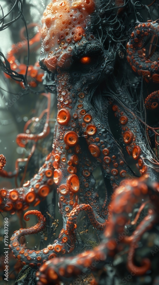 Obraz premium Tentacled Depths