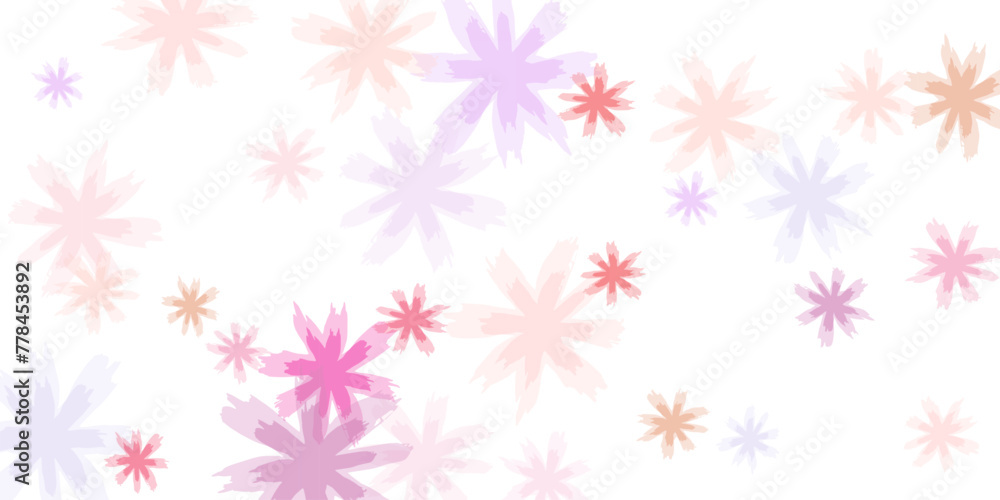 Falling cherry blooming flower parts vector.. Falling cherry blooming flower parts vector..