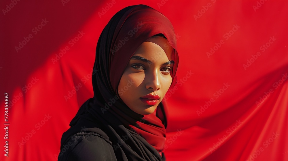 Strong Woman in Hijab Strong Woman in Hijab