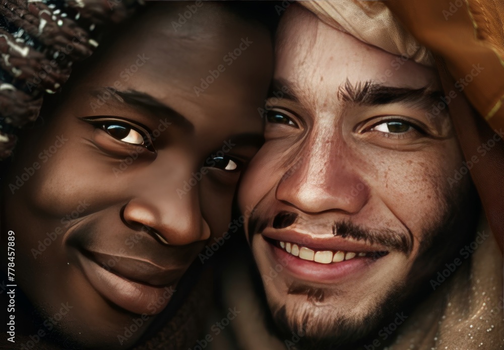 visual showing the friendship and equality of colors and races visual showing the friendship and equality of colors and races