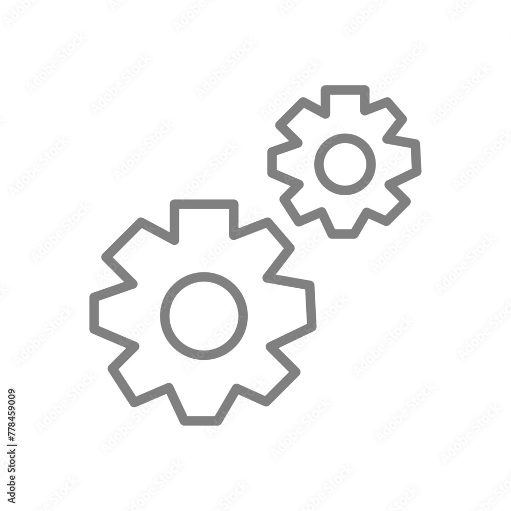Vector flat icon. Gray icon on isolated on white background. Business concept. Perfect for your creative idea.