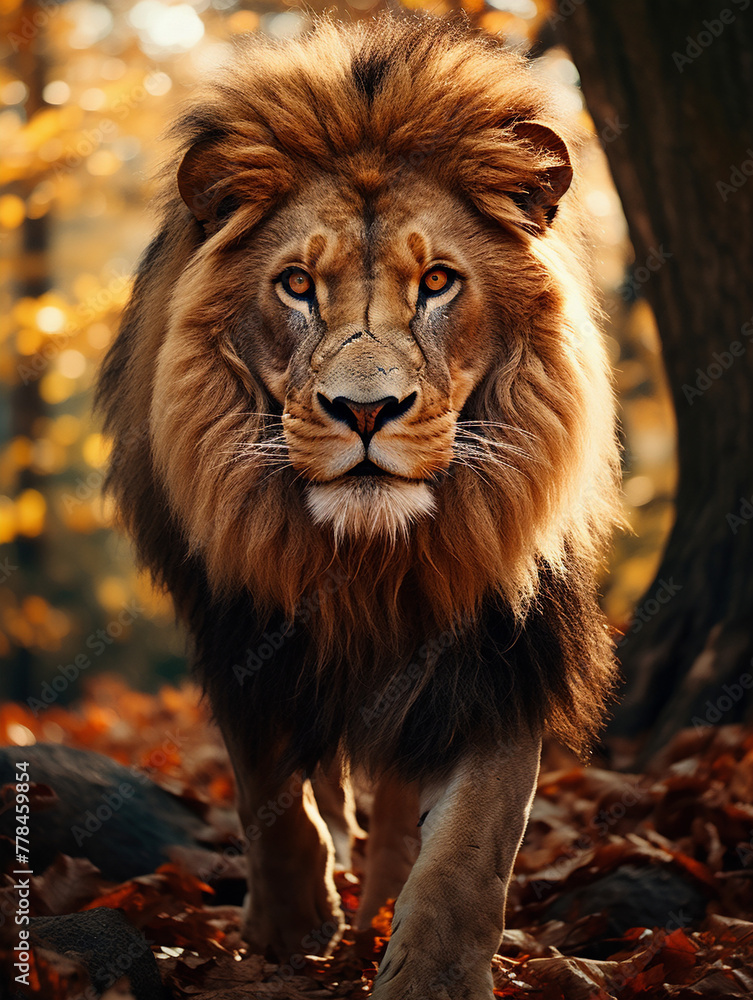 Fototapeta premium portrait of a lion