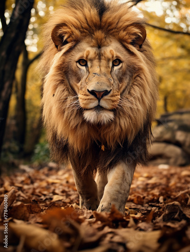 portrait of a lion © Elements Design