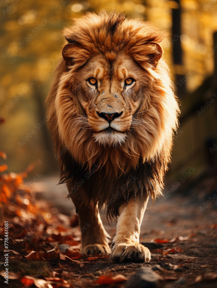 Fototapeta premium portrait of a lion