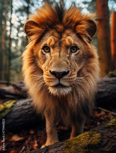 portrait of a lion © Elements Design