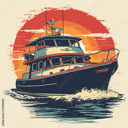 boat in the sea