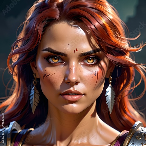 Game Avatar Character Art - Female Warriors 01