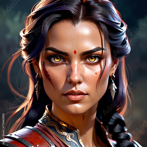 Game Avatar Character Art - Female Warriors 01