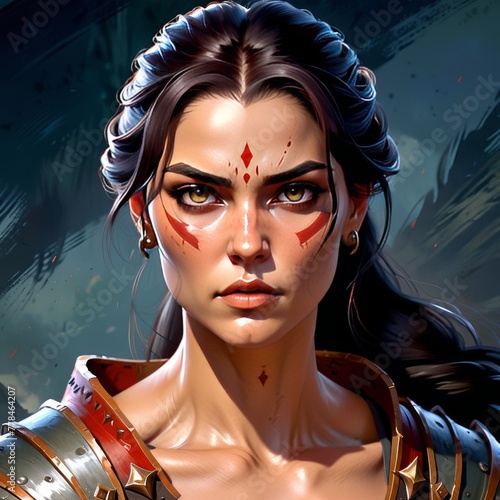 Game Avatar Character Art - Female Warriors 01