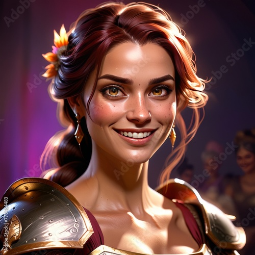 Game Avatar Character Art - Female Warriors 01