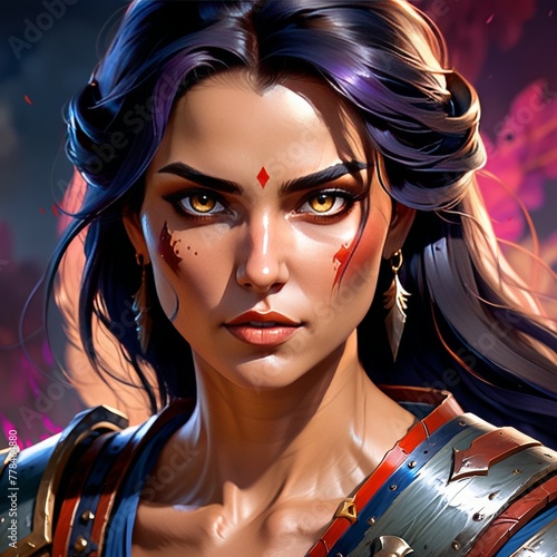 Game Avatar Character Art - Female Warriors 01