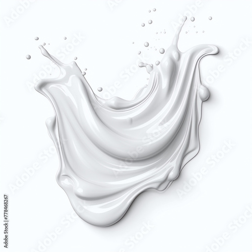 liquid splash isolated on white background