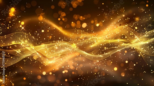 Abstract gold back ground