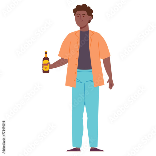 stag party man with beer