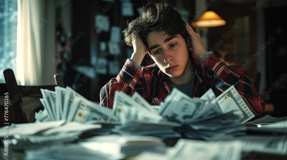 Obraz premium Financial Stress