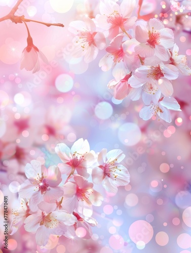 cherry blossom background  © Nica