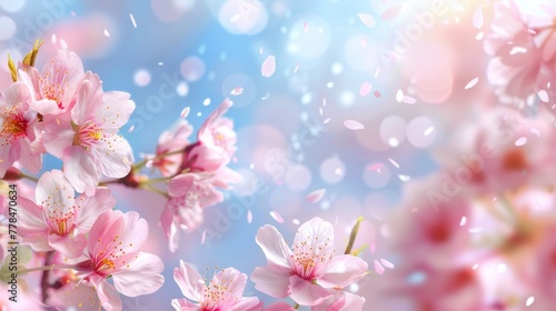 cherry blossom background  © Nica